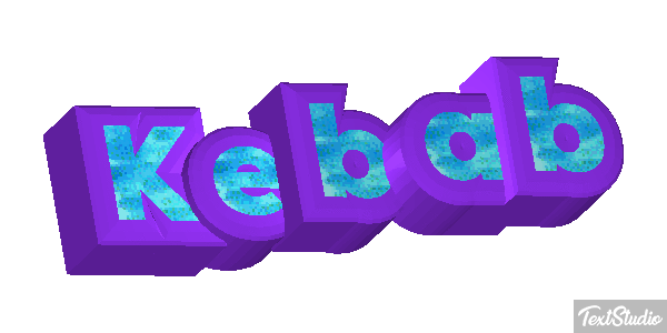 Kebab Text effect