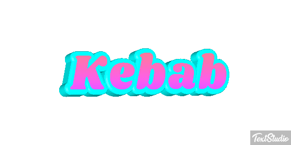 Kebab Text effect