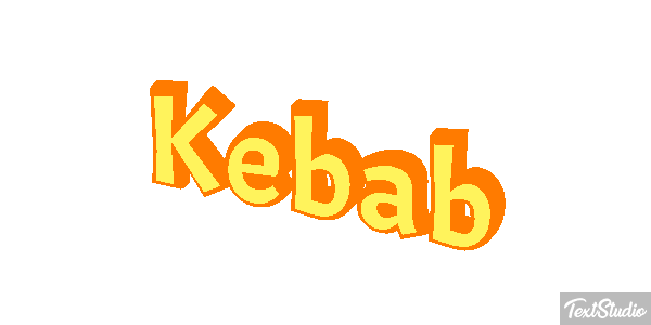 Kebab Text effect