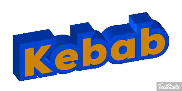 Kebab Text effect