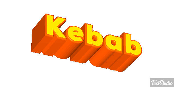Kebab Text effect