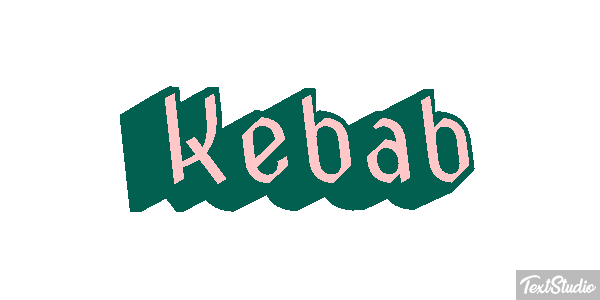 Kebab Text effect