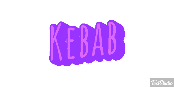 Kebab Text effect