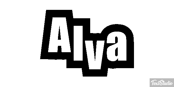 Alva Text effect