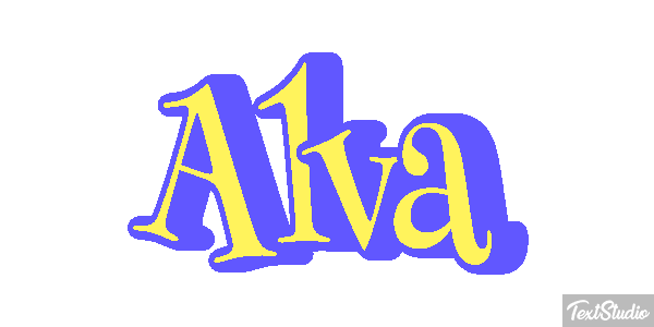 Alva Text effect