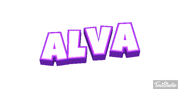 Alva Text effect
