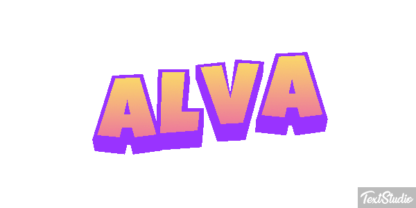 Alva Text effect