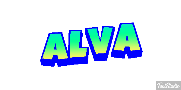 Alva Text effect