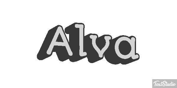 Alva Text effect