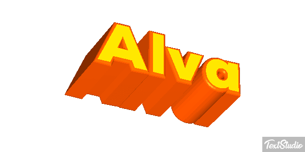 Alva Text effect