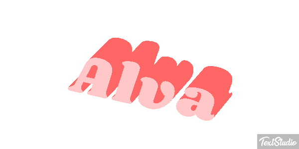 Alva Text effect
