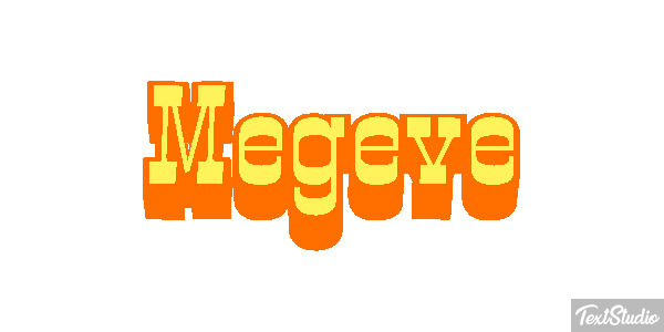 Megève Efekt tekstowy