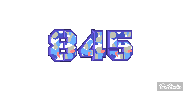 845 Текстовый эффект
