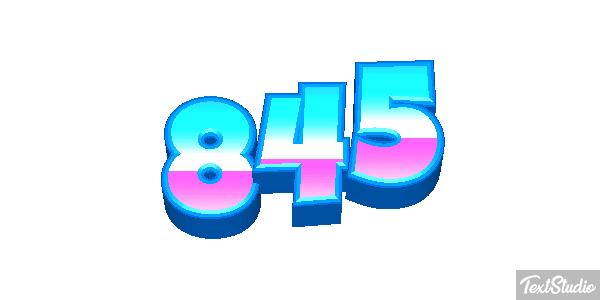 845 Текстовый эффект