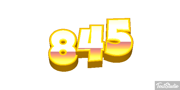 845 Текстовый эффект