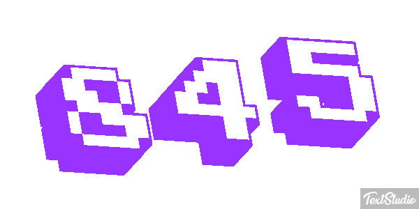845 Текстовый эффект
