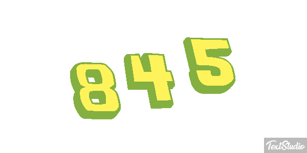 845 Текстовый эффект
