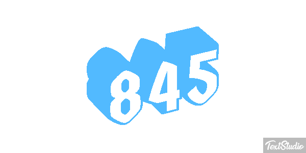 845 Текстовый эффект