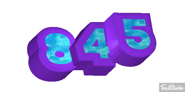 845 Текстовый эффект