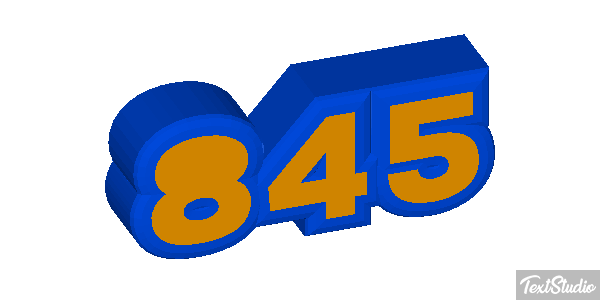 845 Текстовый эффект