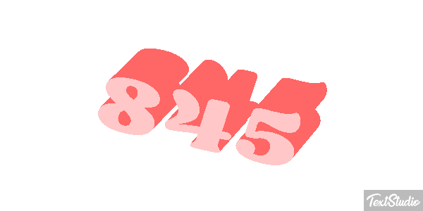 845 Текстовый эффект
