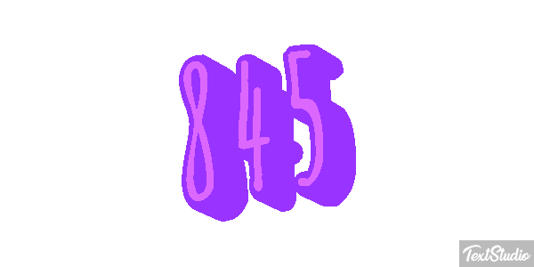 845 Текстовый эффект