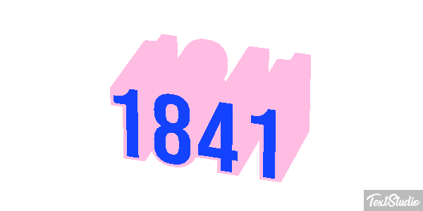 1841 テキスト効果
