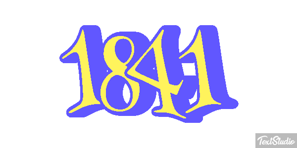 1841 テキスト効果