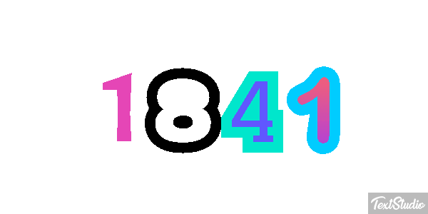 1841 テキスト効果