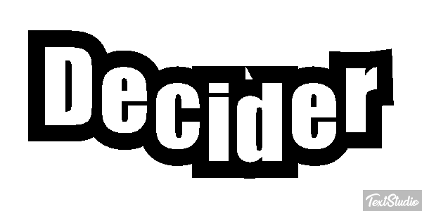 Décider Effet de texte