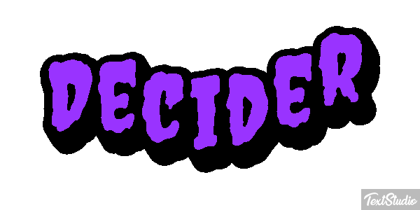 Décider Effet de texte