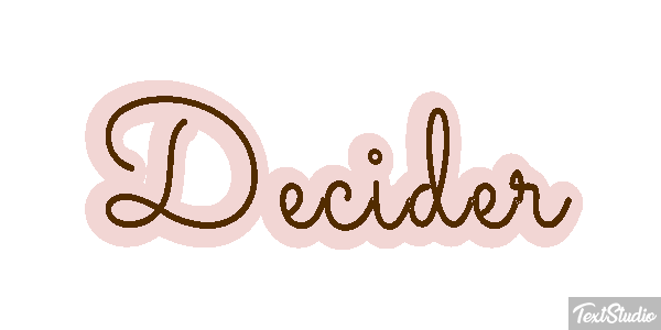 Décider Effet de texte