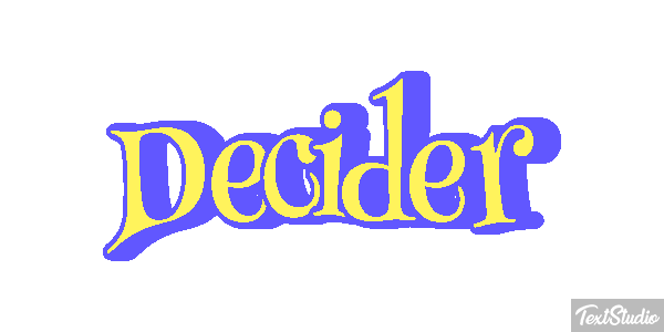 Décider Effet de texte