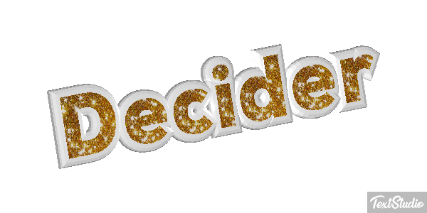 Décider Effet de texte