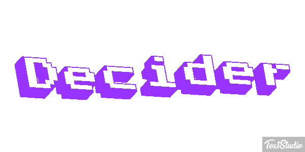 Décider Effet de texte