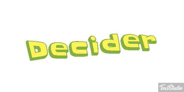 Décider Effet de texte