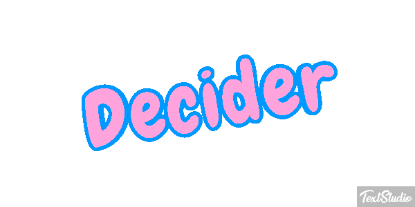Décider Effet de texte