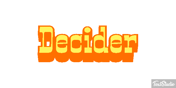 Décider Effet de texte