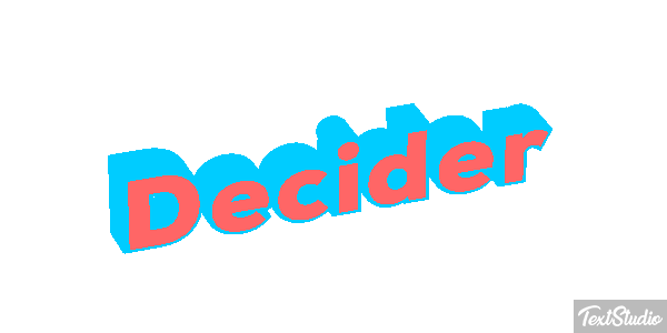 Décider Effet de texte