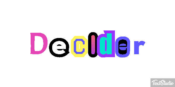 Décider Effet de texte