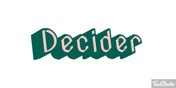 Décider Effet de texte