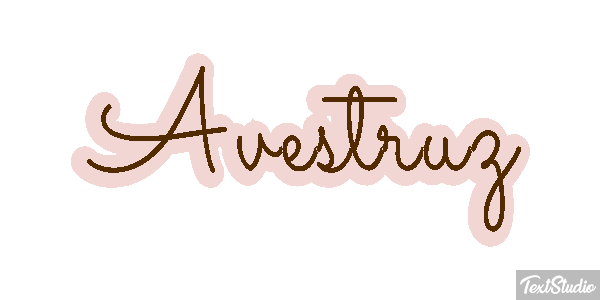 Avestruz Efekt tekstowy