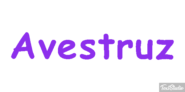 Avestruz Efekt tekstowy