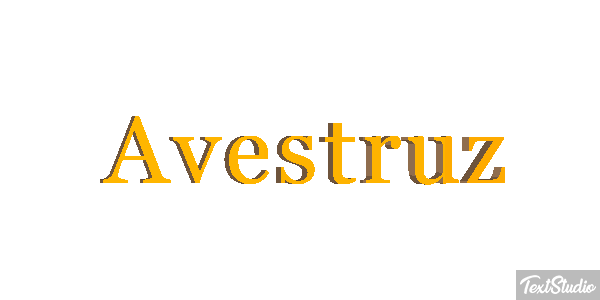 Avestruz Efekt tekstowy
