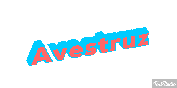 Avestruz Efekt tekstowy