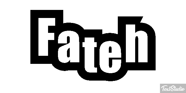Fateh Effetto testo