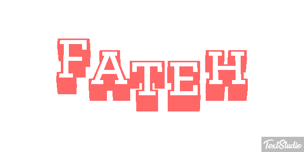 Fateh Effetto testo