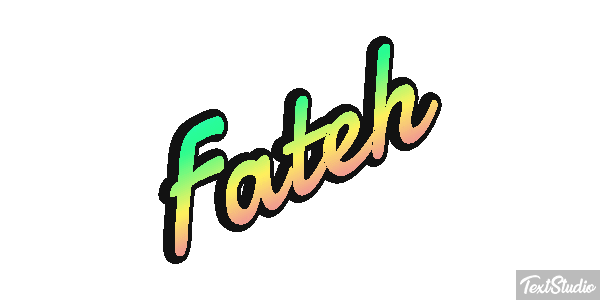 Fateh Effetto testo