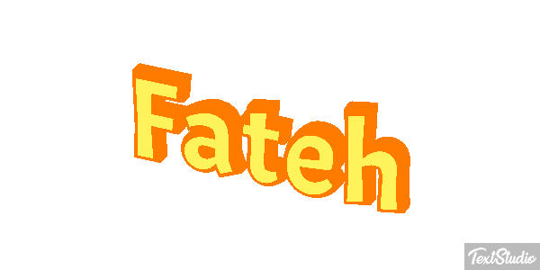 Fateh Effetto testo