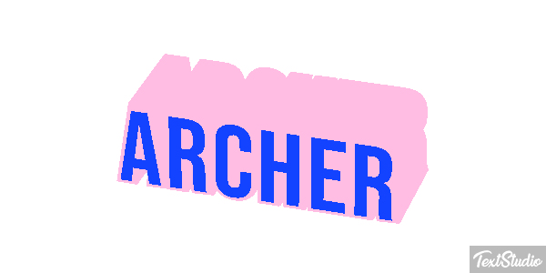 Archer Effet de texte